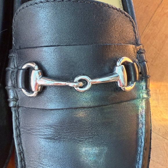 Cole Haan Black Leather Bit Buckle Drivers Loafers Men’s Size 7M - Picture 4 of 7